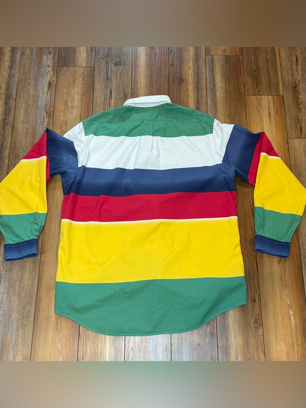 Polo Ralph Lauren Classic Fit XXL Multi Color Lifesaver Long sleeve Button up - Picture 8 of 9